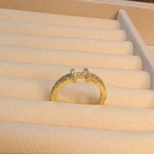 Gold and Silver Accent Ring